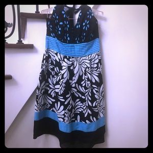 Cotton halter dress